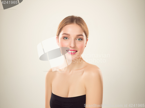 Image of Beautiful Girl face. Perfect skin