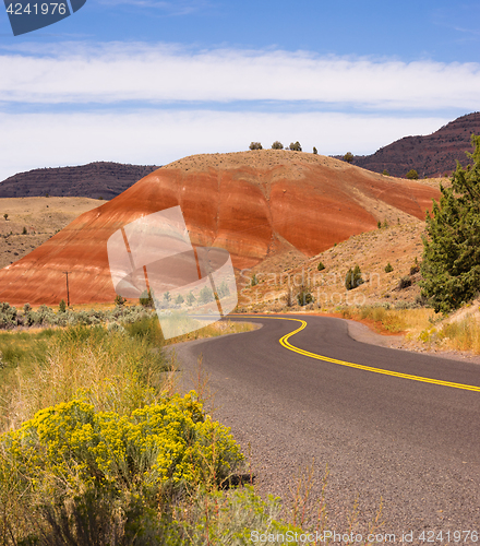 Image of Painted Hills Fossil Beds Oregon State USA North America