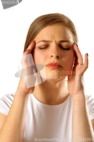 Image of Woman with headache