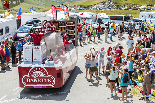 Image of  Banette Vehicle in Alps - Tour de France 2015