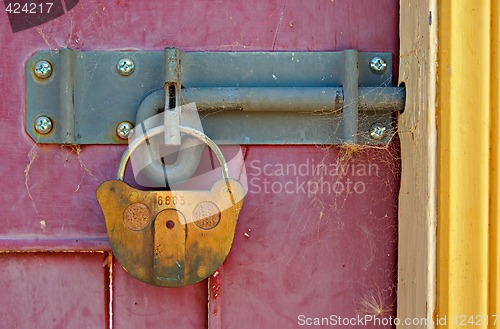 Image of locked door