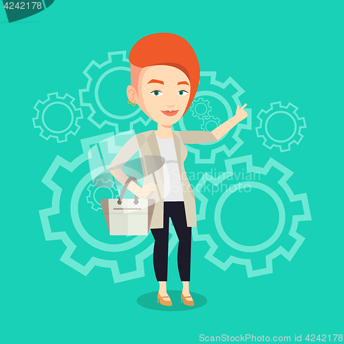 Image of Successful business idea vector illustration.