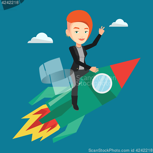 Image of Business start up vector illustration.