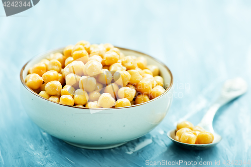 Image of boiled chickpeas