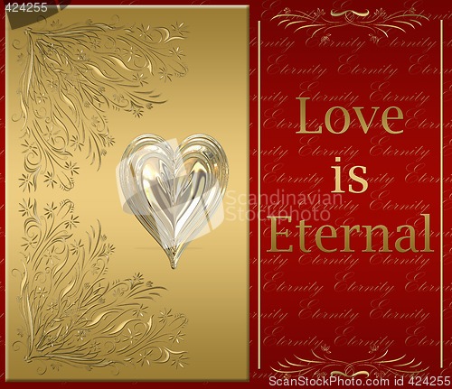 Image of love is eternal