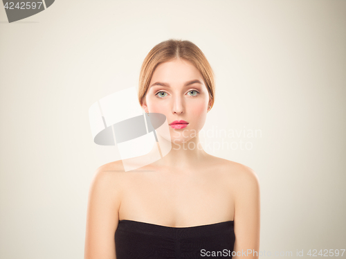 Image of Beautiful Girl face. Perfect skin