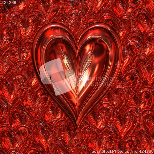 Image of sparkling heart
