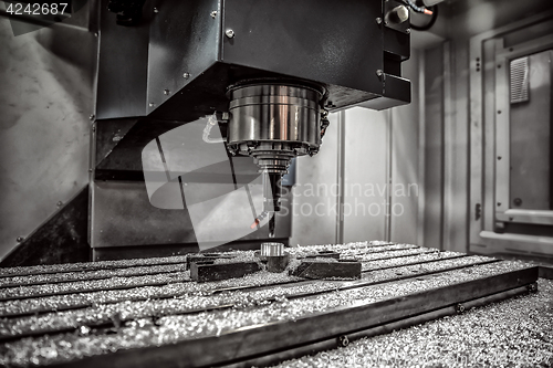 Image of Metalworking CNC milling machine.