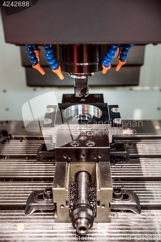 Image of Metalworking CNC milling machine.