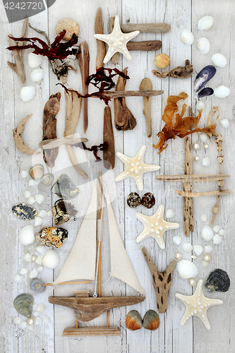 Image of Abstract Decorative Seaside Collage