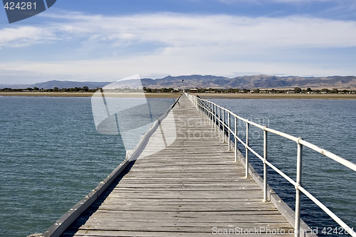 Image of long jetty at port germein