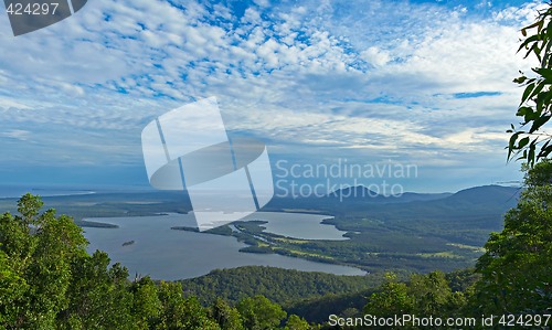 Image of looking over the lake