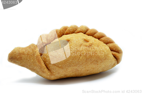 Image of Curry puff isolated on white background