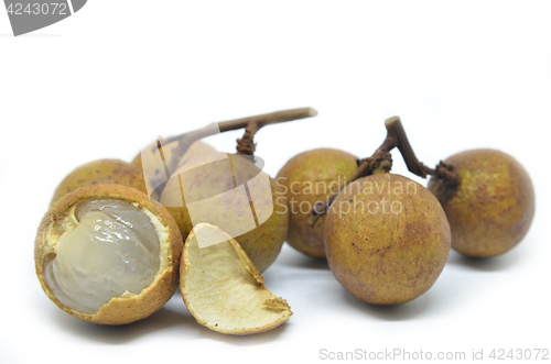 Image of Longan on white background