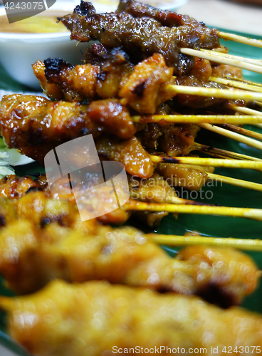 Image of Mutton and chicken satay