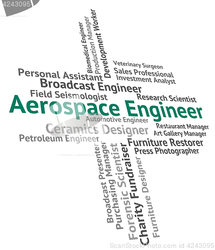 Image of Aerospace Engineer Means Employment Mechanics And Hiring