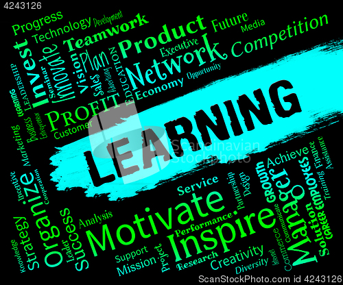 Image of Learning Words Means Schooling School And Learned