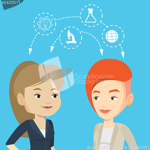 Image of Students sharing with the ideas.