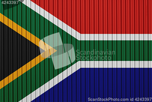 Image of Textured flag of South Africa in nice colors
