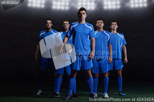 Image of soccer players team