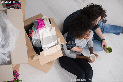 Image of Relaxing in new house