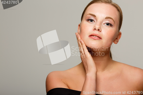 Image of Portrait of beautiful young woman