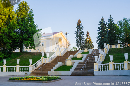 Image of Staircase in the City Park in Sillamäe, Estonia