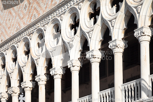 Image of Venice, Italy - Columns perspective