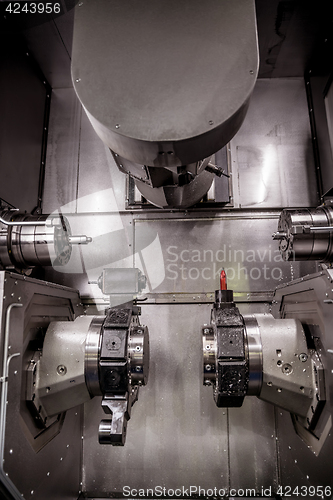 Image of Metalworking CNC milling machine.