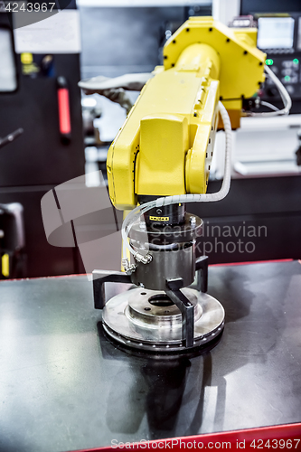 Image of Robotic Arm modern industrial technology.