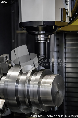 Image of Metalworking CNC milling machine.