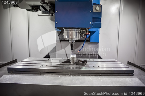 Image of Metalworking CNC milling machine.