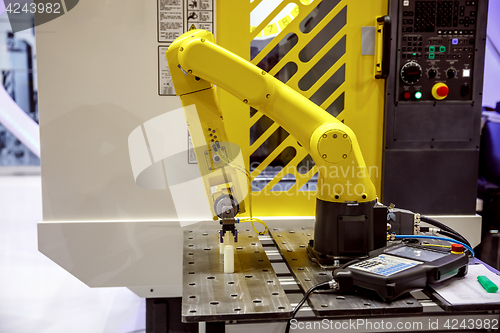 Image of Robotic Arm modern industrial technology.