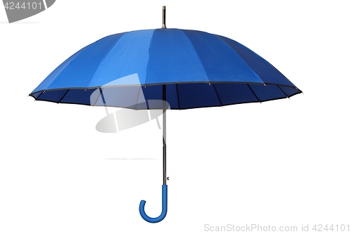 Image of Blue umbrella on white