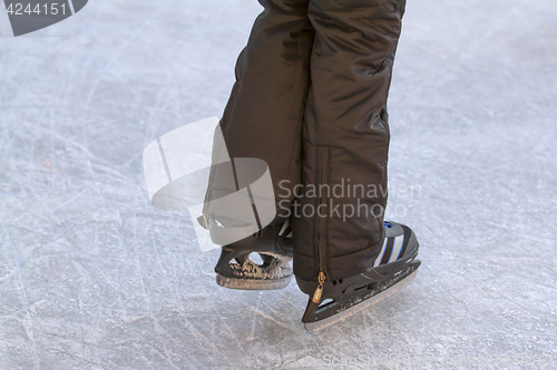 Image of Child on an ice rink