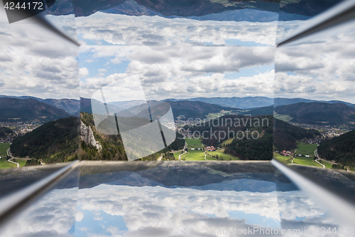 Image of Amazing viewpoint on Hausstein mountain in Austria