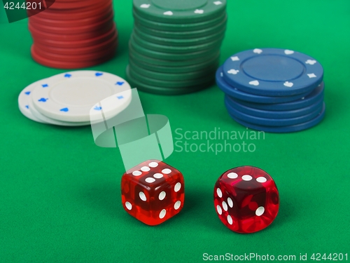 Image of Dice gambling game