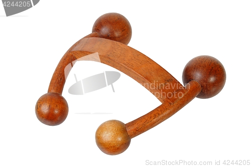 Image of Wooden massager on white
