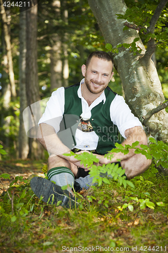 Image of bavarian traditional man