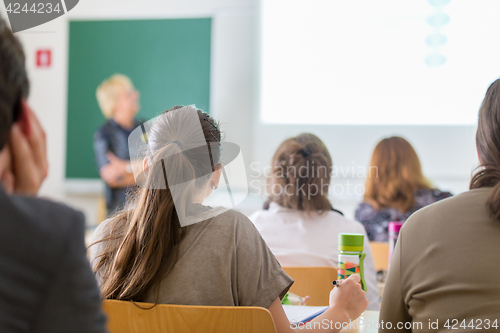 Image of Lecturer at university.