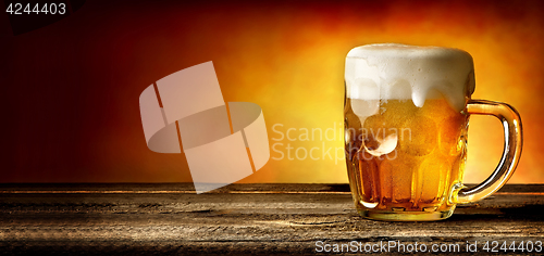 Image of Beer on timber table