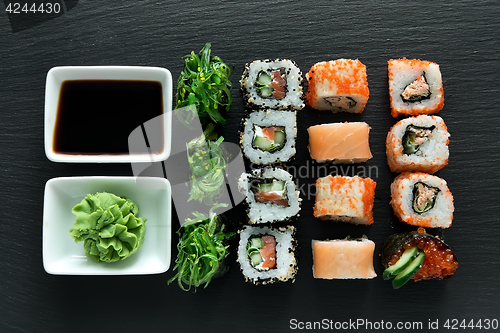 Image of Delicious sushi set