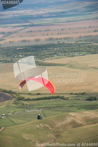 Image of Paragliding in mountains