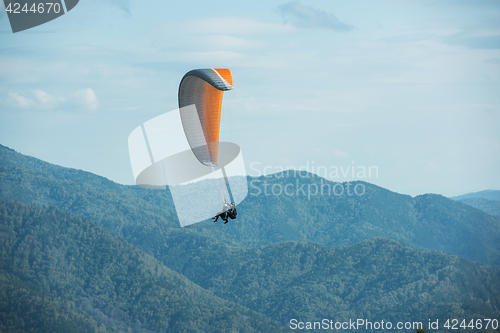 Image of Paragliding in mountains