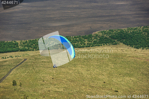Image of Paragliding in mountains