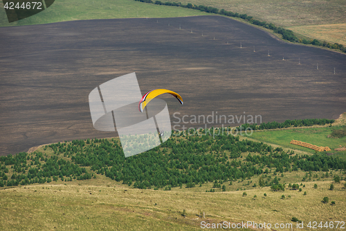 Image of Paragliding in mountains