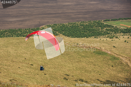 Image of Paragliding in mountains