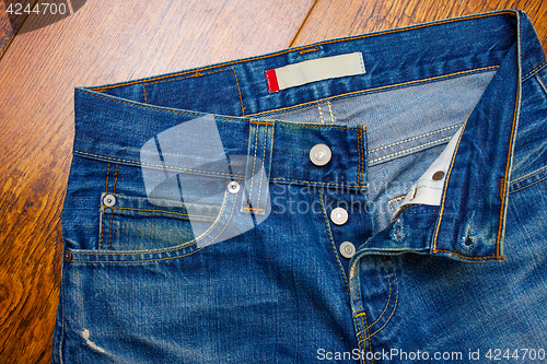 Image of Unbuttoned jeans