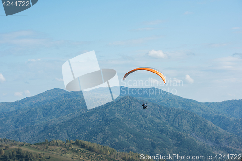 Image of Paragliding in mountains