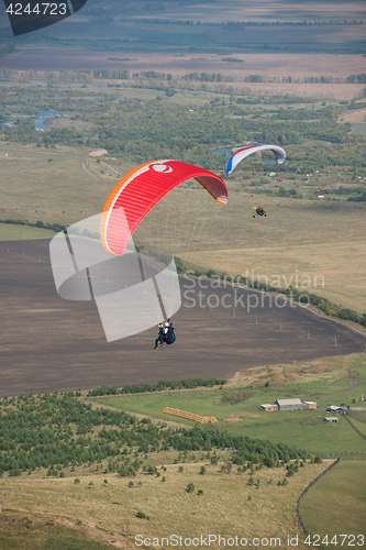 Image of Paragliding in mountains